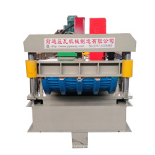 Automatic arch roof hydraulic tile machine